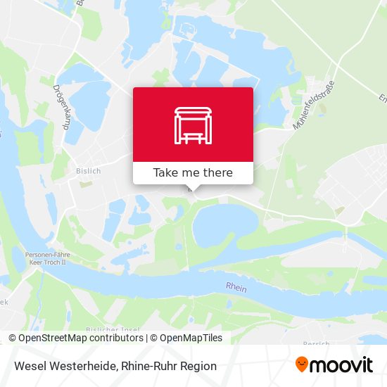 Wesel Westerheide map