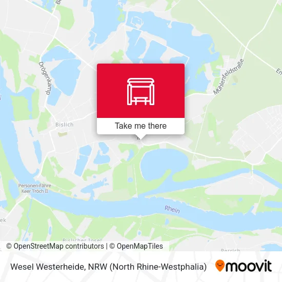 Карта Wesel Westerheide