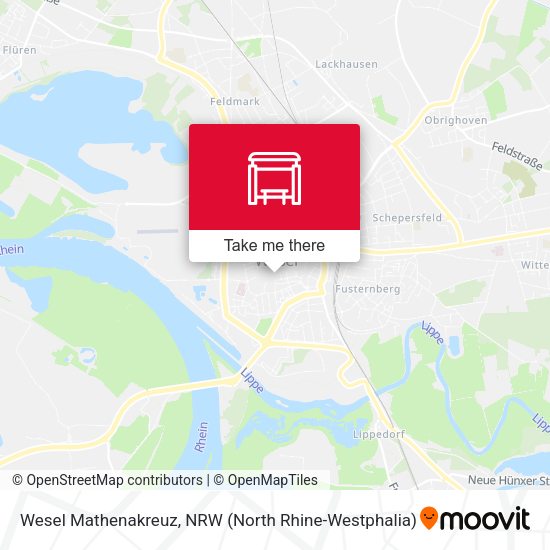 Карта Wesel Mathenakreuz