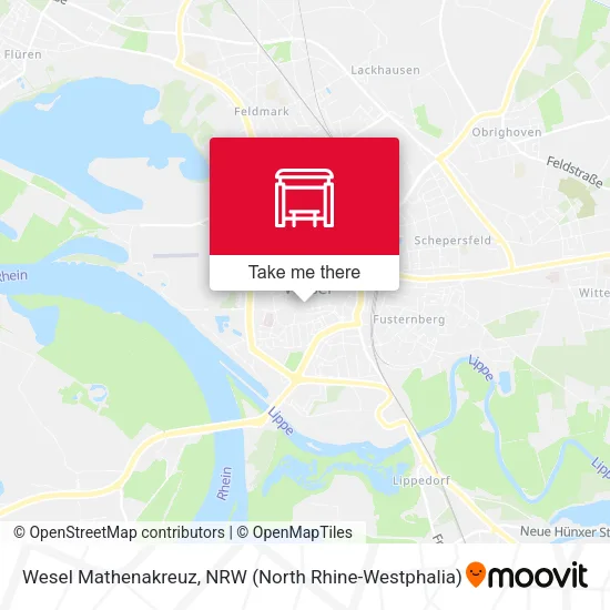 Карта Wesel Mathenakreuz