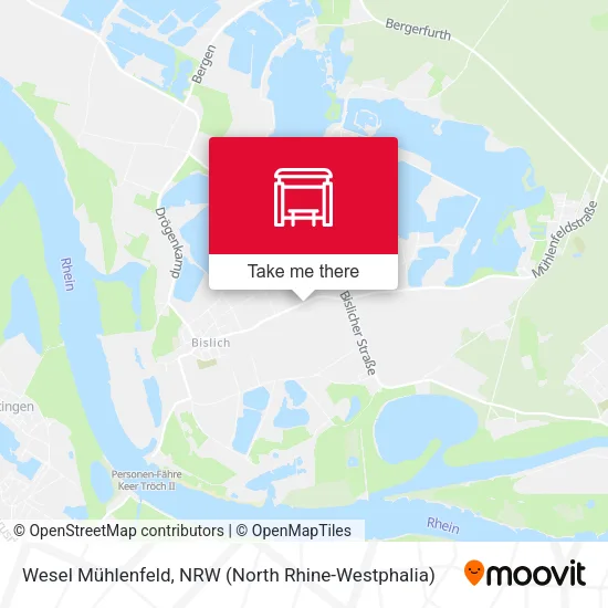 Карта Wesel Mühlenfeld