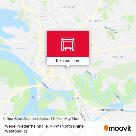Карта Wesel Niederrheinhalle