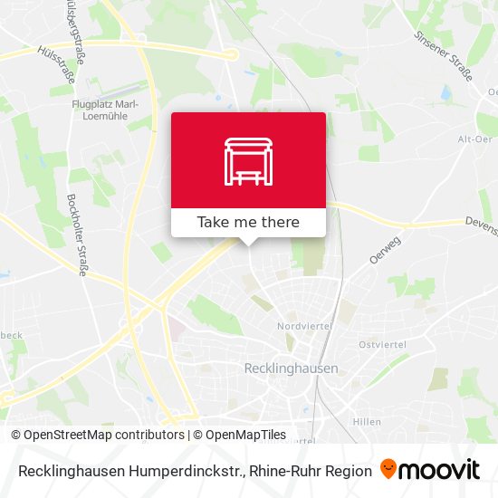Recklinghausen Humperdinckstr. map