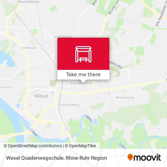 Wesel Quadenwegschule map