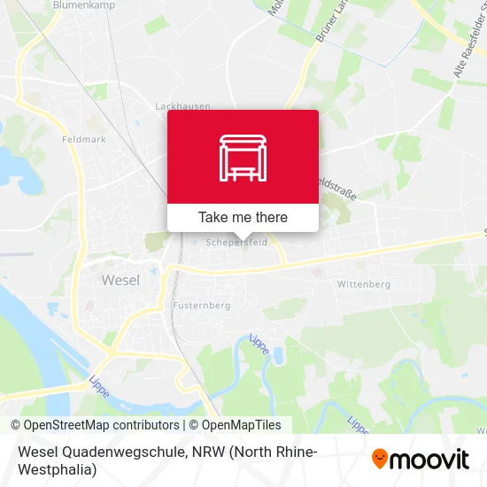 Wesel Quadenwegschule map