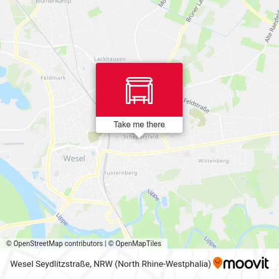 Карта Wesel Seydlitzstraße