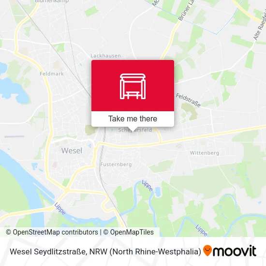 Карта Wesel Seydlitzstraße
