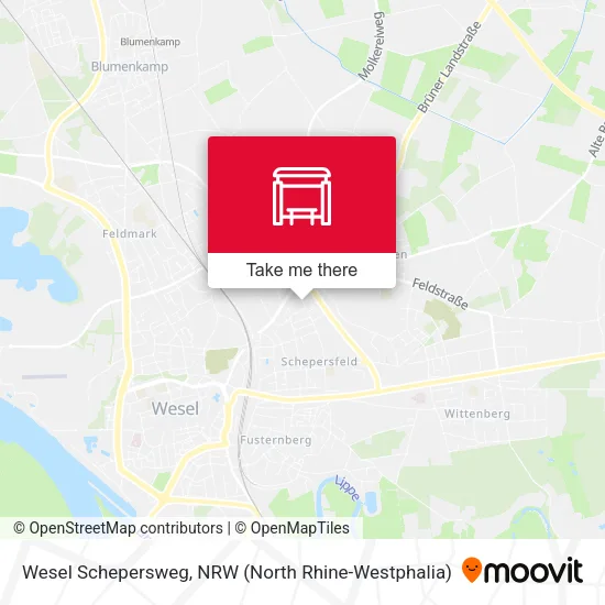 Карта Wesel Schepersweg