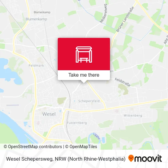 Карта Wesel Schepersweg