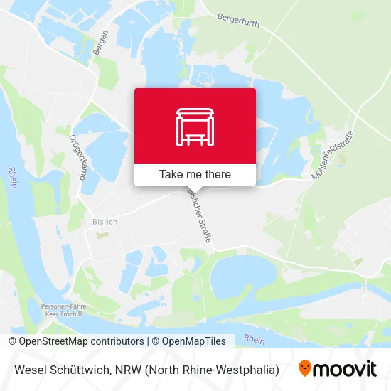 Карта Wesel Schüttwich
