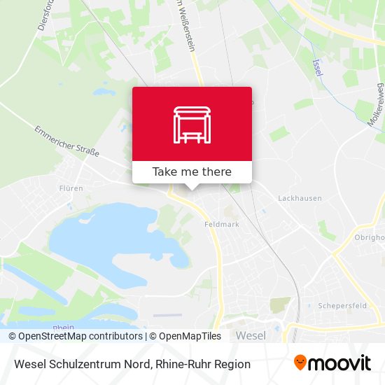 Wesel Schulzentrum Nord map