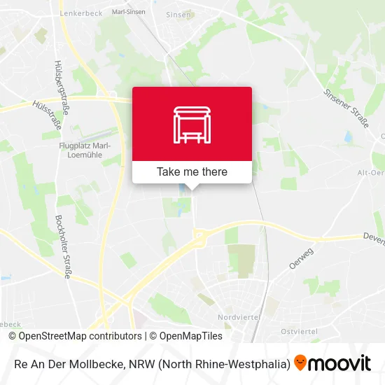 Карта Re An Der Mollbecke