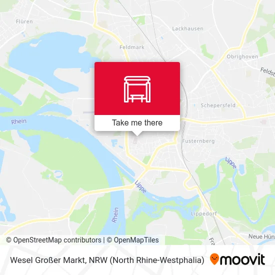 Карта Wesel Großer Markt