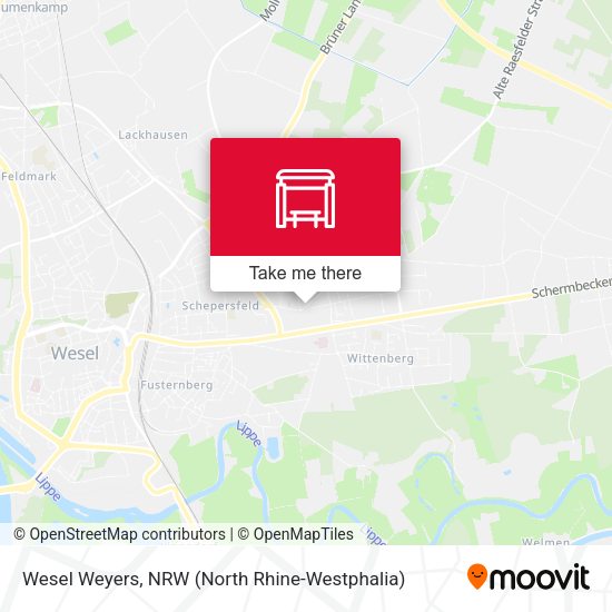 Карта Wesel Weyers