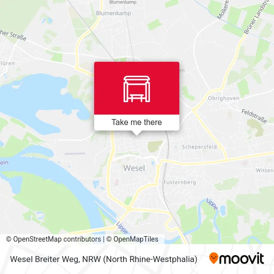Карта Wesel Breiter Weg