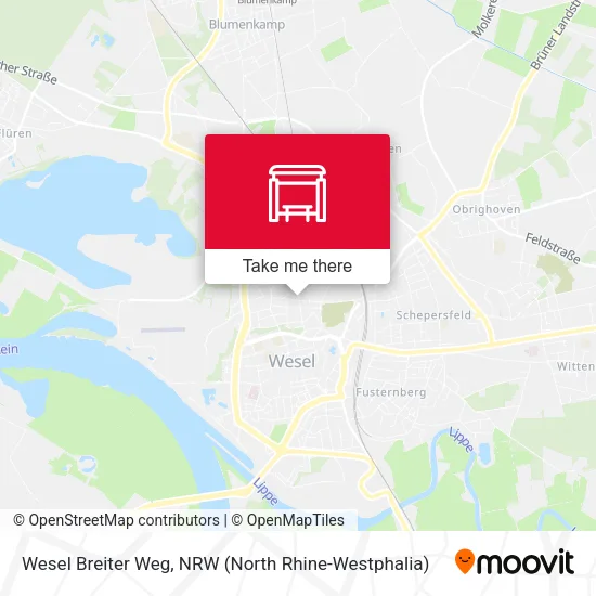 Карта Wesel Breiter Weg
