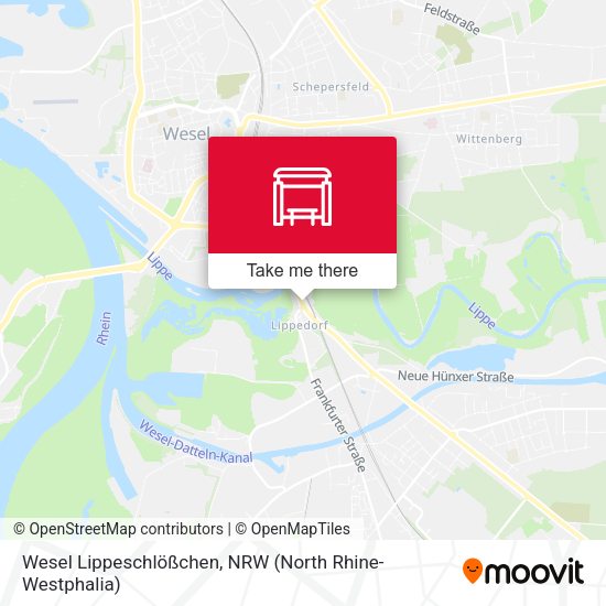 Карта Wesel Lippeschlößchen