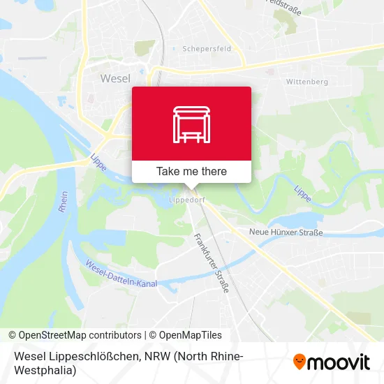 Карта Wesel Lippeschlößchen