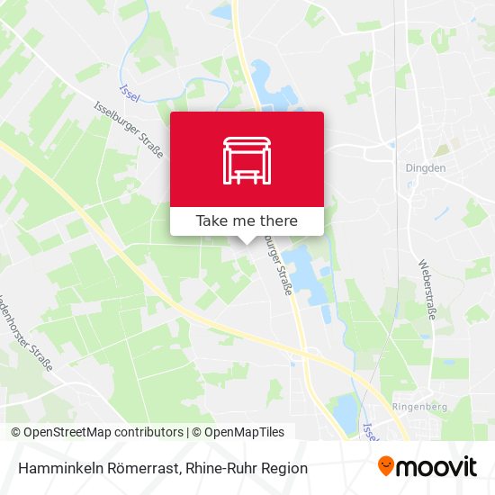 Hamminkeln Römerrast map