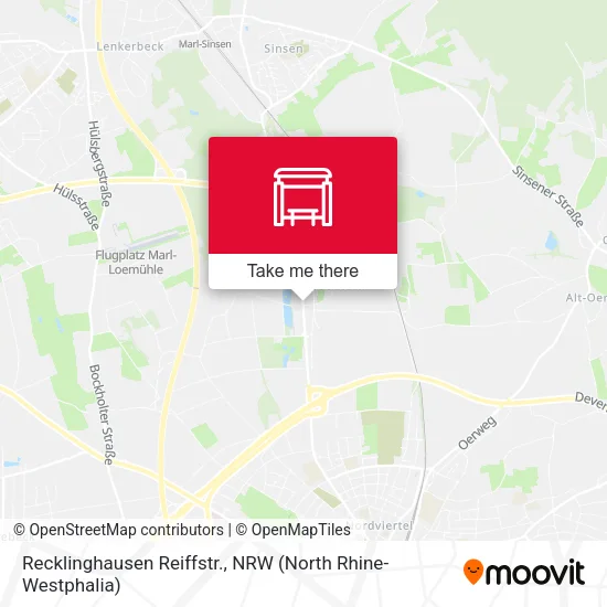 Карта Recklinghausen Reiffstr.