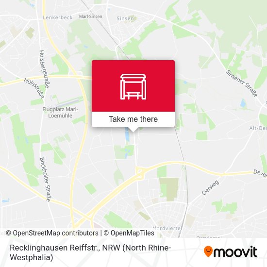 Карта Recklinghausen Reiffstr.