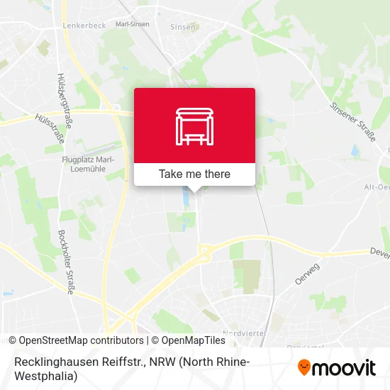 Карта Recklinghausen Reiffstr.
