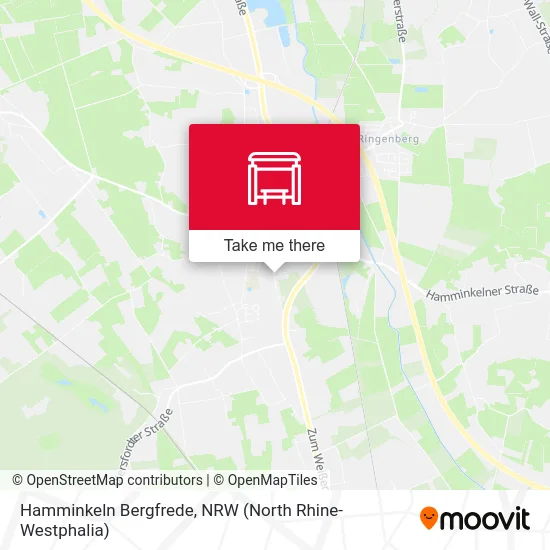 Hamminkeln Bergfrede map