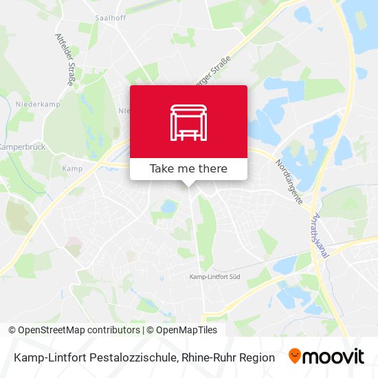 Kamp-Lintfort Pestalozzischule map