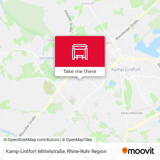 Kamp-Lintfort Mittelstraße map