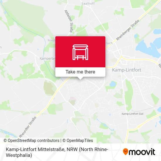 Kamp-Lintfort Mittelstraße map