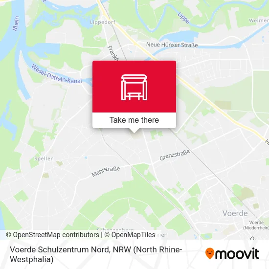 Карта Voerde Schulzentrum Nord