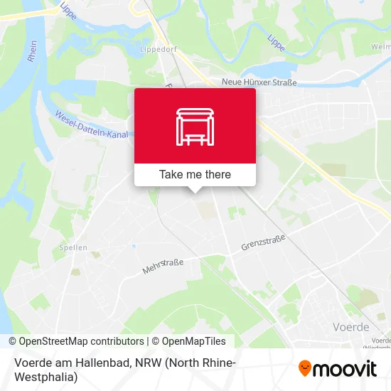 Карта Voerde am Hallenbad