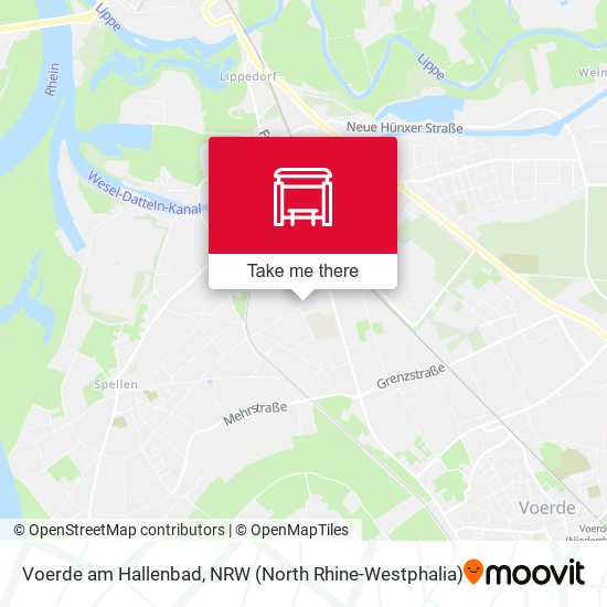 Карта Voerde am Hallenbad
