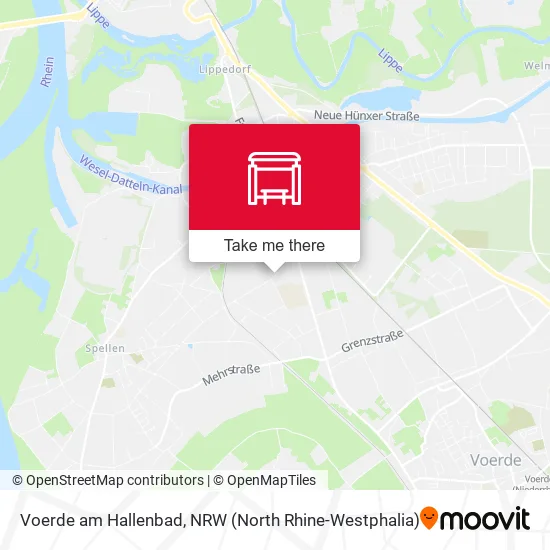 Карта Voerde am Hallenbad