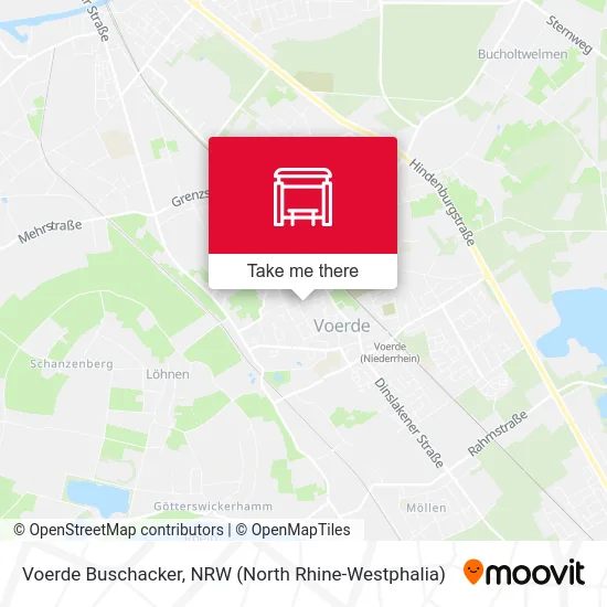 Карта Voerde Buschacker