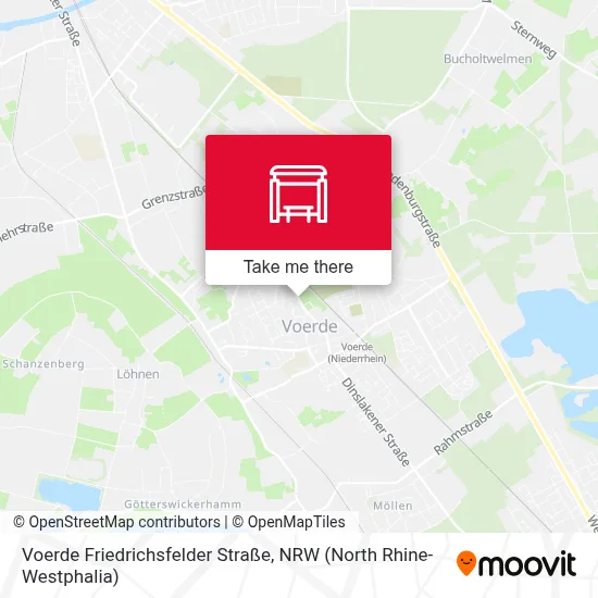 Voerde Friedrichsfelder Straße map