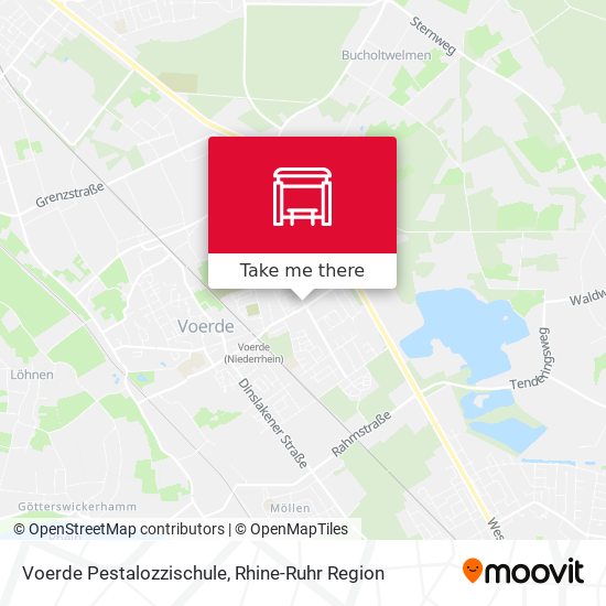 Voerde Pestalozzischule map