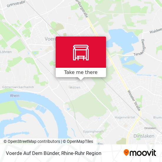 Voerde Auf Dem Bünder map