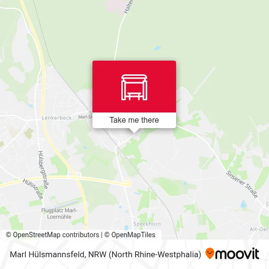 Marl Hülsmannsfeld map