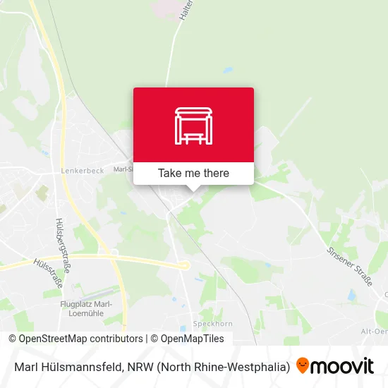 Marl Hülsmannsfeld map