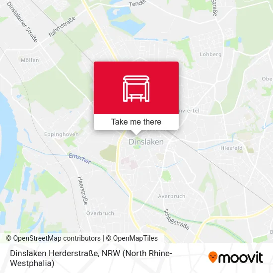 Карта Dinslaken Herderstraße
