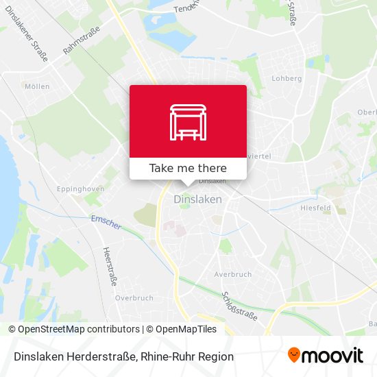 Dinslaken Herderstraße map