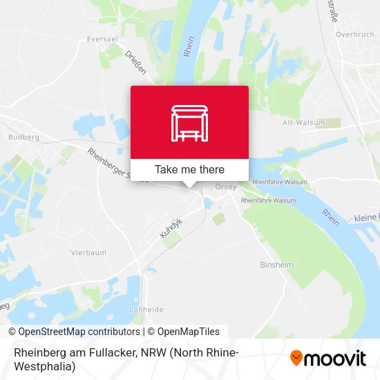 Карта Rheinberg am Fullacker