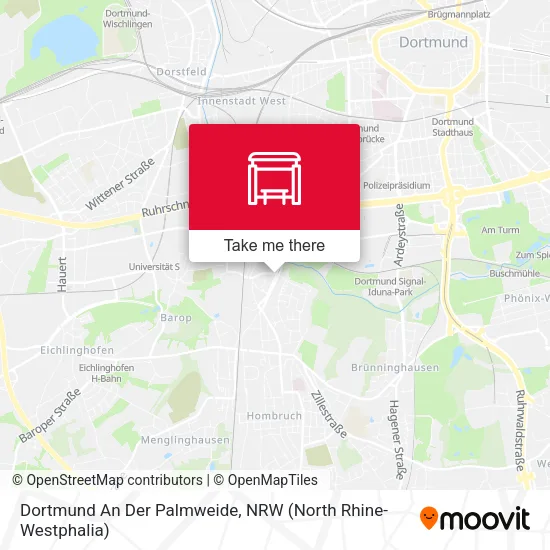 Карта Dortmund An Der Palmweide