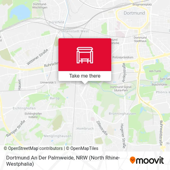 Карта Dortmund An Der Palmweide