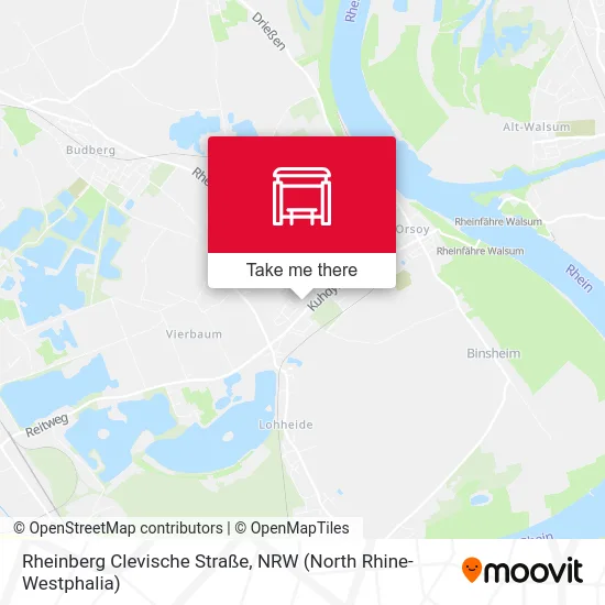 Rheinberg Clevische Straße map