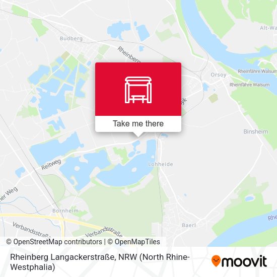 Карта Rheinberg Langackerstraße