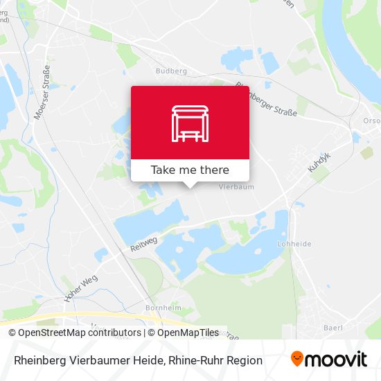Rheinberg Vierbaumer Heide map