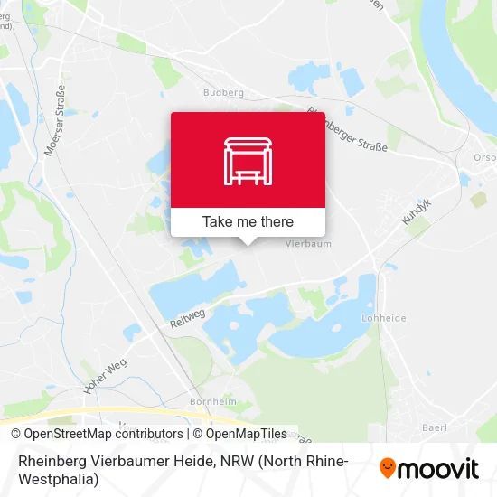 Карта Rheinberg Vierbaumer Heide