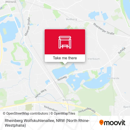 Карта Rheinberg Wolfskuhlenallee